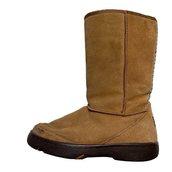 UGG Women's Michaela Waterproof Boots Chestnut Brown Size 7 - Picture 4 of 10